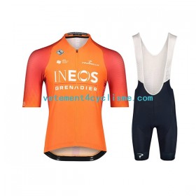 Homme Tenue Cycliste et Cuissard à Bretelles 2022 Ineos Grenadiers N002